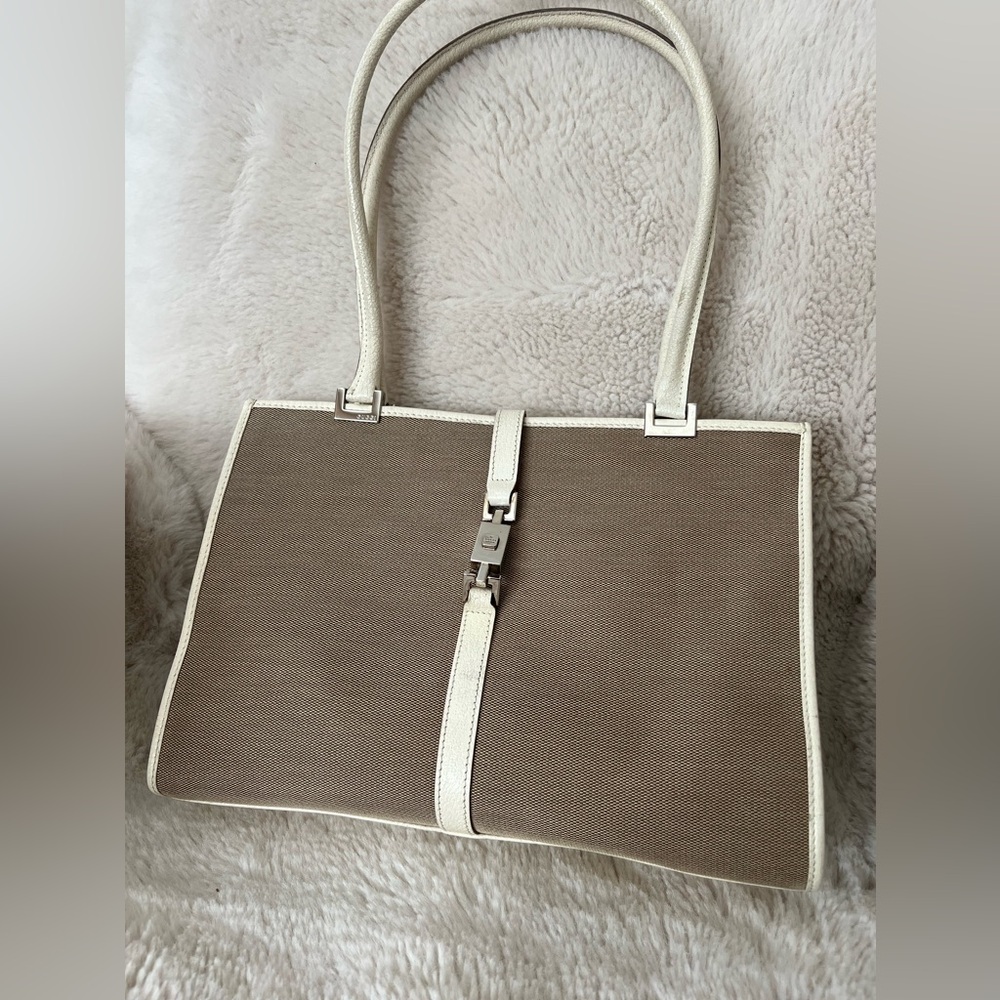 VTG Gucci Jackie Piston Lock Tote